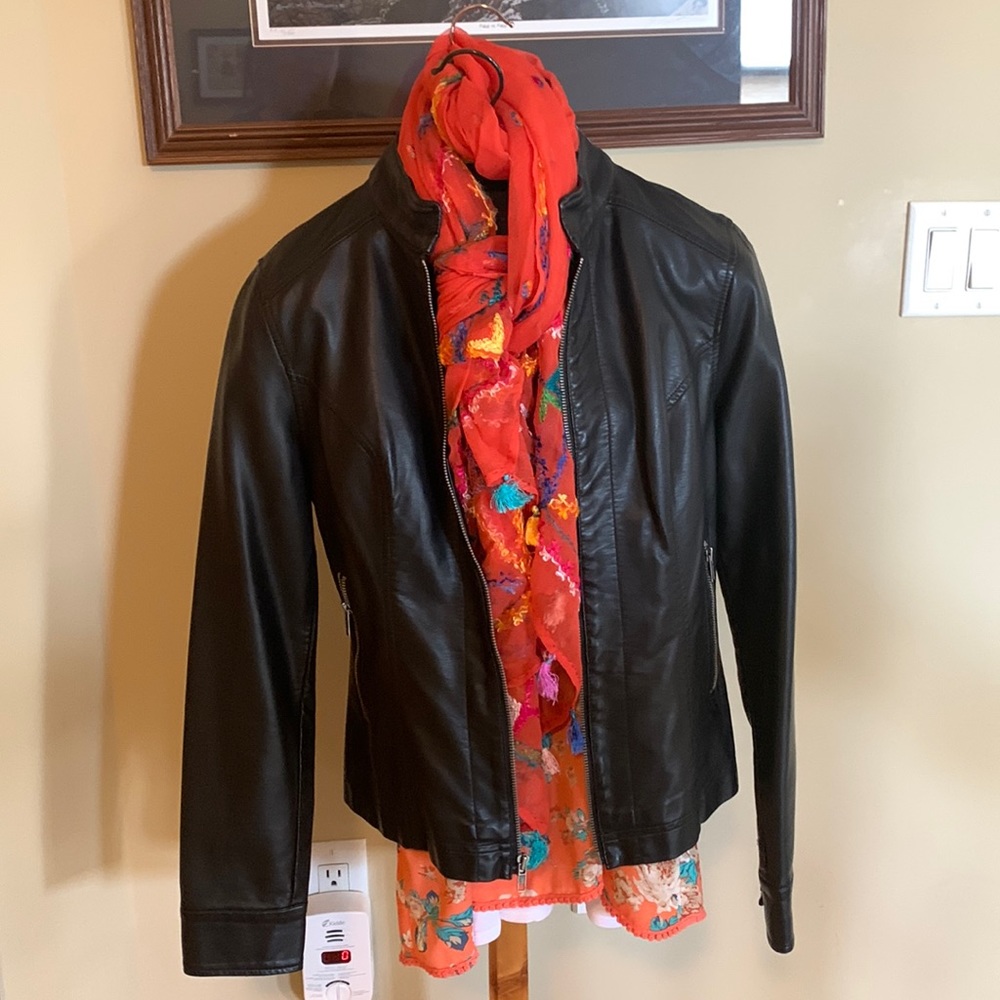 Vintage Faux Leather Jacket